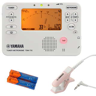 YAMAHA TDM-710IV ＆ TM-40PK 単4乾電池付き 吹奏楽 管楽器 チューナー ＆ マイク セット