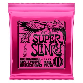 ERNIE BALL Super Slinky Nickel Wound Electric Guitar Strings 09-42 #2223