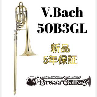 V.Bach 50B3GL【新品】【バストロンボーン】【バック】【インライン】【ダブルロータリー】【ウインドお茶の水】