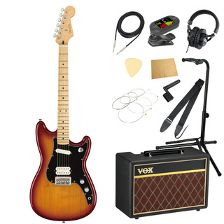 Fender フェンダー Player Duo Sonic HS MN SSB エレキギター VOXアンプ付き 入門11点 初心者セット