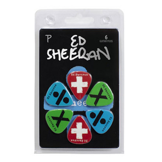 Perri'sペリーズ LP-ES1 Ed Sheeran 6PICKS Guitar Pick ギターピックセット