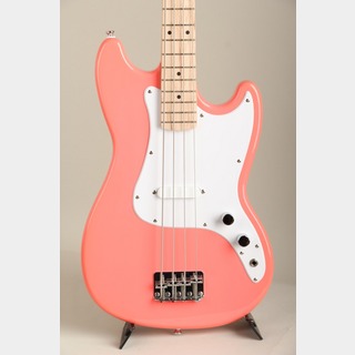 Squier by Fender Sonic Bronco Bass Maple Fingerboard White Pickguard Tahitian Coral