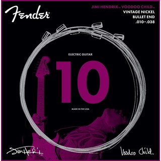 FenderJIMI HENDRIX VOODOO CHILD BULLET END VINTAGE NICKEL 10-38 [エレキギター弦](#0733150609)