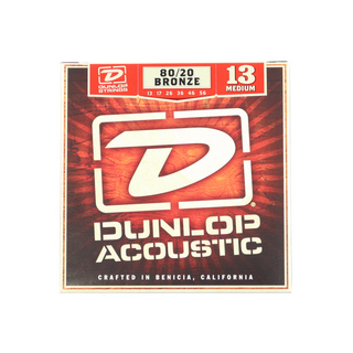 Jim Dunlop 80/20 BRONZE DAB1356 Medium アコースティックギター弦×6セット