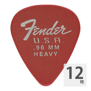 Fender フェンダー 351 Dura-Tone 0.96mm FRD ギターピック 12枚入り