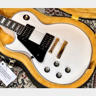 Gibson Custom Shop Left Hand Les Paul Custom Gloss Alpine White s/n CS301222【4.35kg】【現地選定品】