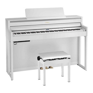 Roland ローランド 【組立設置無料サービス中】 HP704-WHS 電子ピアノ 高低自在椅子付き ホワイト