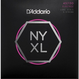 D'Addario NYXL Series 5-String Bass Strings NYXL45130 Long Scale, Regular Light 45-130 【福岡パルコ店】