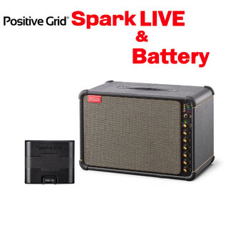 Positive Grid Spark LIVE + 専用充電式バッテリーセット ギター・ベース用マルチアンプ 150W