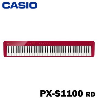 Casio電子ピアノ PX-S1100RD / レッド