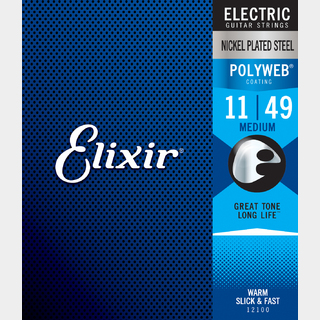Elixir POLYWEBコーティング 11-49 MEDIUM 12100 <お取り寄せ品> (お茶の水駅前店 小物フロア)