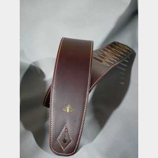 YONEZAWA LEATHER Hand Made Leather Strap / Burgundy #2    