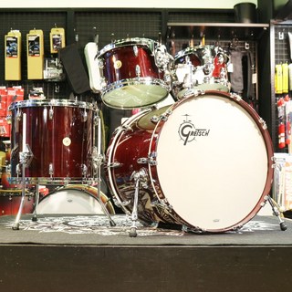 GretschUSA Custom 4pc Drum Kit [BD22，FT16、TT12、TT10] - Walnut Gloss