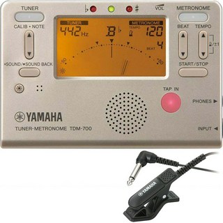YAMAHA TDM-700GM マイク付き チューナー&メトロノーム