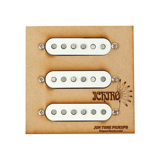 JUNTONE PICKUPSBlues Rock On White Cover エレキギター用ピックアップセット