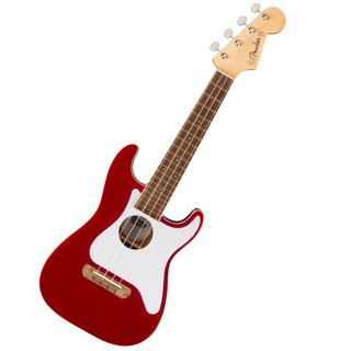 Fender Fullerton Strat Uke Walnut Fingerboard White Pickguard Candy Apple Red 【名古屋栄店】