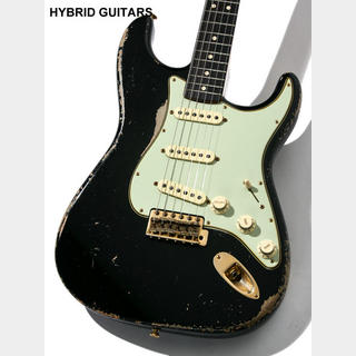 Fender Custom Shop MBS 1963 Stratocaster with Josefina Campos P.U. Black Heavy Relic Master Built by Todd Krause  2021