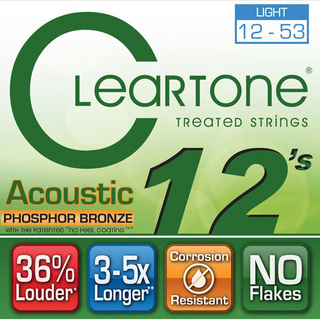 CleartonePHOSPHOR BRONZE アコースティックギター弦 ライトゲージ 012-053