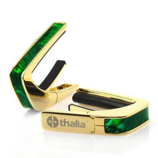 Thalia CapoExotic Shell / Green Angel Wing / 24K Gold 8569 【個性的なルックス・高品質なカポタスト!!】