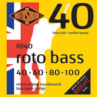 ROTOSOUND Roto Bass RB40 Medium 40-100 Long Scale ベース弦【渋谷店】