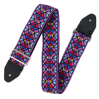 SouldierAce Replica straps VGS484 Stained Glass Purple ギターストラップ