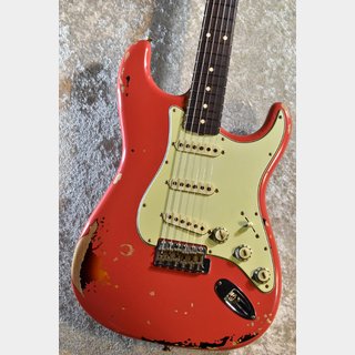 Fender Custom ShopMichael Landau 1963 Stratocaster Relic Fiesta Red over 3 Color Sunburst  R134446【漆黒指板】