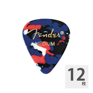 Fenderフェンダー 351 Shape Classic Picks Confetti Medium ギターピック×12枚