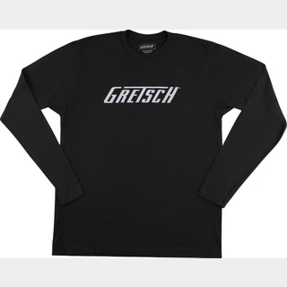 Gretsch Long Sleeve Logo T-Shirt Black XL Tシャツ【梅田店】