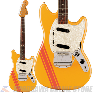 Fender Vintera II 70s Mustang, Rosewood, Competition Orange 【高性能ケーブルプレゼント】
