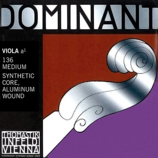 THOMASTIKDominant viola Va1A-136 ビオラ弦 A線弦 アルミ巻き ドミナント