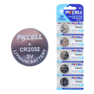PKCELL BATTERYCR2032-5B 3.0V リチウム ボタン電池CR2032 5個パック