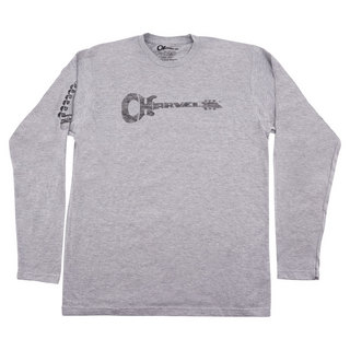 CharvelHeadstock Long Sleeve T-Shirt Gray Mサイズ 長袖 Tシャツ