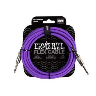 ERNIE BALL EB6415 FLEX CABLE 10FT PR S/S【名古屋栄店】