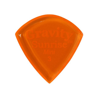 Gravity Guitar PicksGSUM3P GRAVITY GUITAR PICKS sunrise -Mini- 3.0mm Orange ギターピック