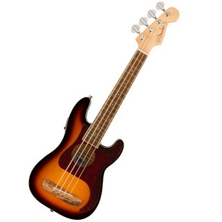 FenderFullerton Precision Bass Uke Walnut Fingerboard Tortoiseshell Pickguard 3-Color Sunburst フェンダー