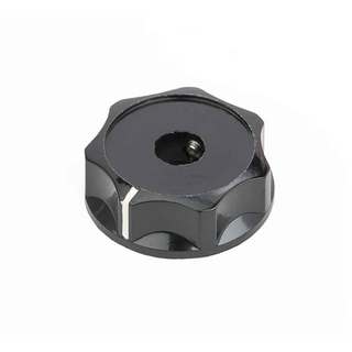 Fender フェンダー Deluxe Jazz Bass Lower Concentric Knob Black コントロールノブ