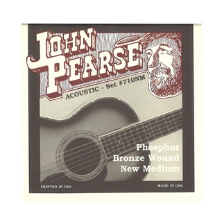John Pearse710NM アコースティックギター弦 13-55×6セット