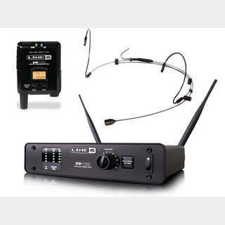 LINE 6XD-V55HS (ブラック) ◆ 2.4GHz帯デジタルワイヤレスマイクシステム ヘッドセットタイプ