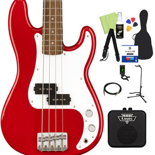 Squier by Fender Mini Precision Bass ベース 初心者12点セット 【ミニアンプ付】 Dakota　Red