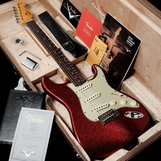 Fender Custom Shop Custom Built 1962 Stratocaster Journeyman Relic Aged Red Sparkle【渋谷店】