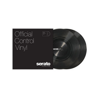 Serato 10” Control Vinyl [Black] 2枚組 Scratch Live用 コントロールバイナル 10インチSCV-PS-BLK-10