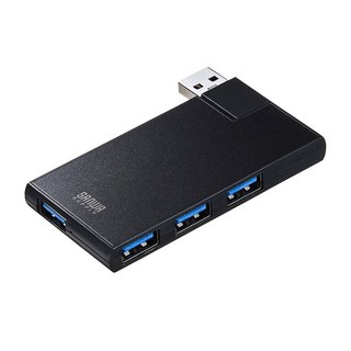 Sanwa SupplyUSB-3HSC1BK (USB3.0 4ポートハブ)(ブラック)