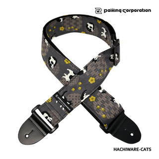 Daiking Corporation ギターストラップ ハチワレ猫 HACHIWARE-CATS ダイキング