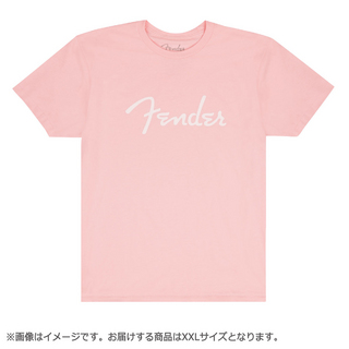 Fender Spaghetti Logo T-Shirt Shell Pink XXL Tシャツ XXLサイズ