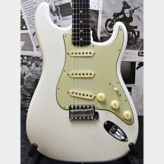 Fender Custom ShopGuitar Planet Exclusive Limited Edition 1963 Stratocaster Journeyman Relic -Aged Olympic White-