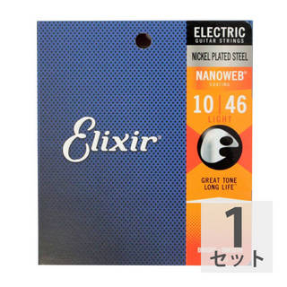 Elixirエリクサー 12052 NANOWEB Light 10-46 エレキギター弦