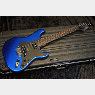 XoticXSC-3 LX Blue Metallic Super Light Aged, Black Matching Headstock #3585