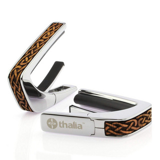 Thalia Capo Engraved / Hawaiian Koa Celtic Knot / Chrome 7852 【個性的なルックス・高品質なカポタスト!!】