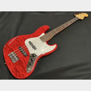 Fender 2024 COLLECTION, MADE IN JAPAN HYBRID II JAZZ BASS Quilt Red Beryl