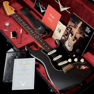 Fender Custom Shop 1965 Stratocaster DUAL-MAG II Journeyman Relic F.Aged Charcoal Frost Metallic【渋谷店】